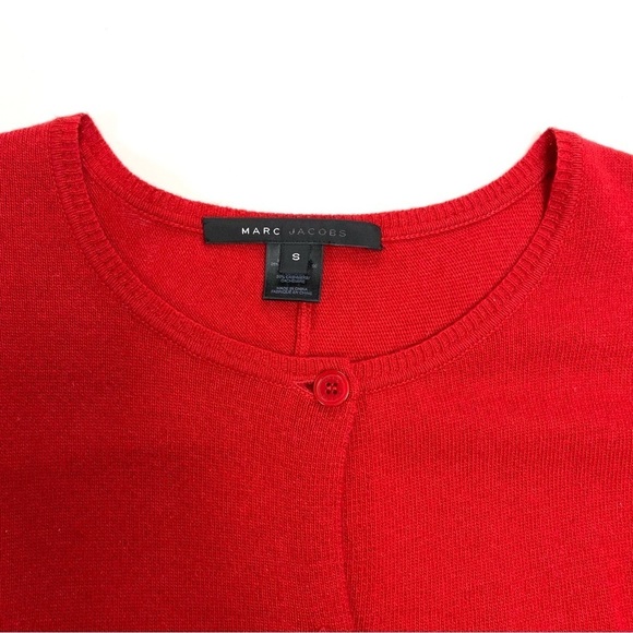 MARC Jacobs Patch-pockets Cardigan in Rose Red - Picture 4 of 8